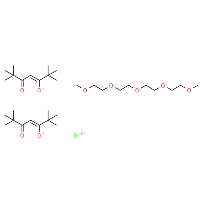 Bis(2,2,6,6-tetramethyl-3,5-heptanedionato)strontium tetraglyme adduct